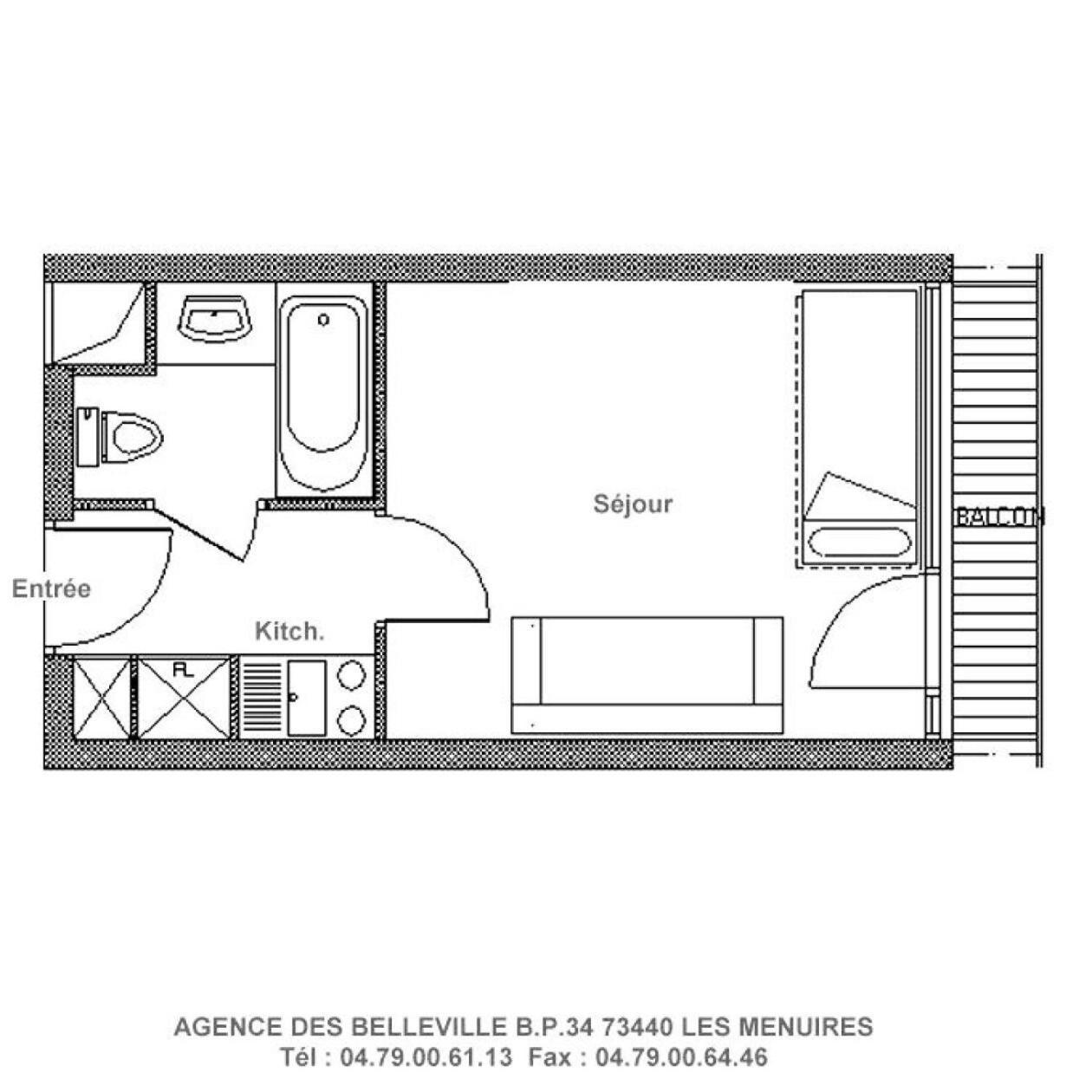 Residence Chaviere - Studio Agreable - Ski Au Pieds - Balcon Mae-2784 Saint-Martin-de-Belleville Exterior photo